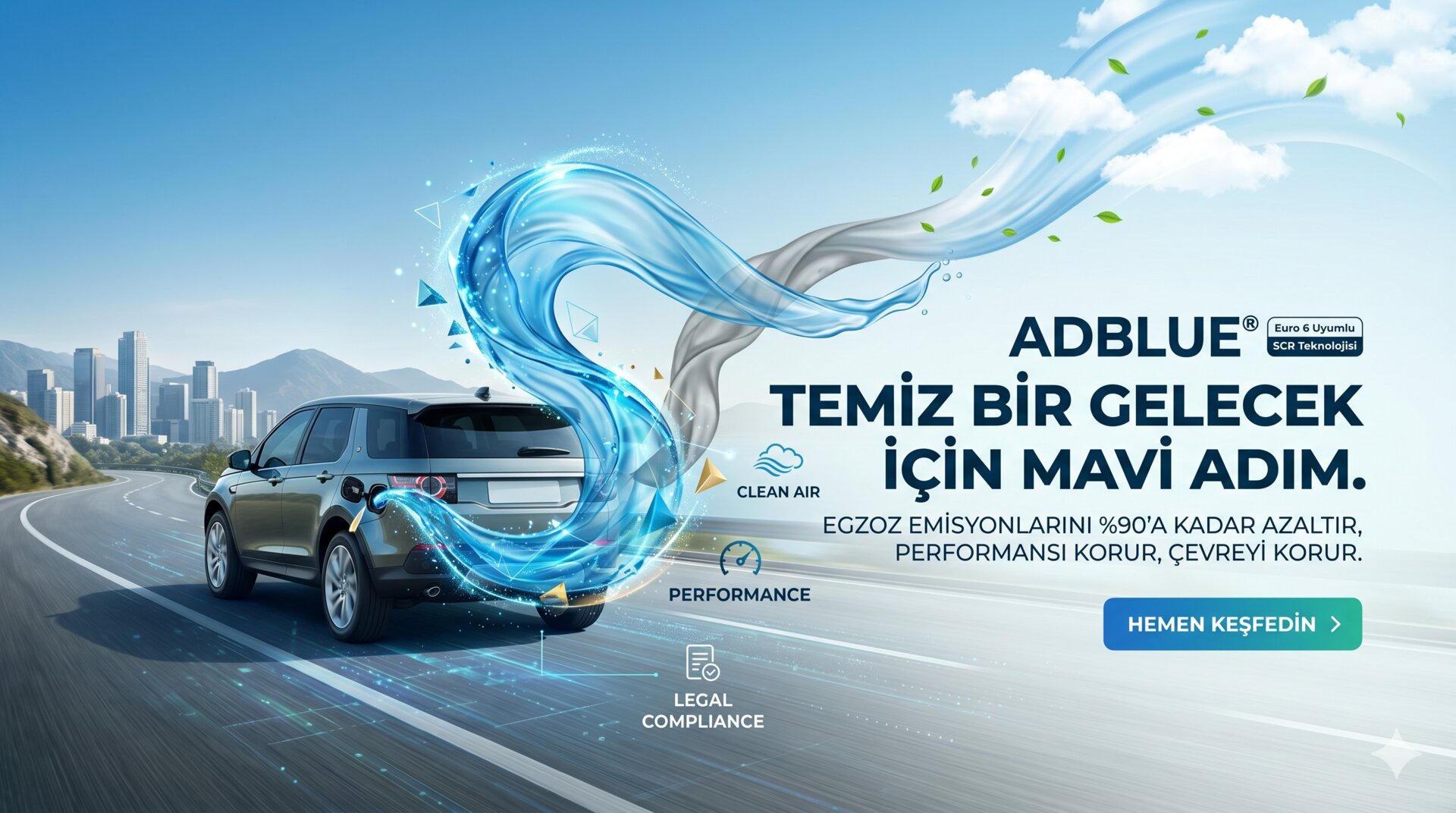 Smyrna Kimya AdBlue® — Temiz bir gelecek için mavi adım